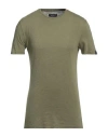 Alley Docks 963 Man T-shirt Military Green Size S Cotton