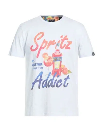 Alley Docks 963 Man T-shirt White Size Xxl Cotton