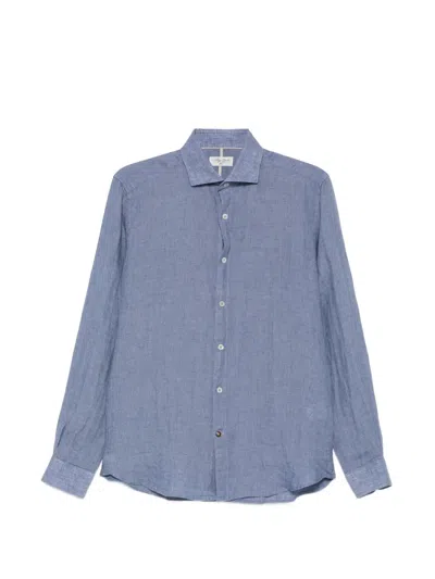 Alley Docks 963 Spread-collar Shirt In Multi