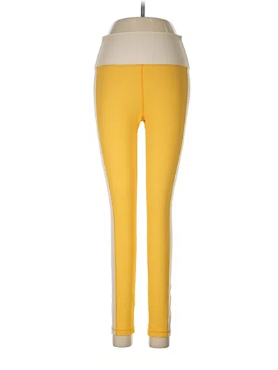 Pre-owned Allfenix Active Pants In Yellow