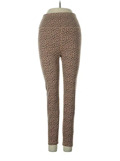 Pre-owned Allfenix Leggings In Brown