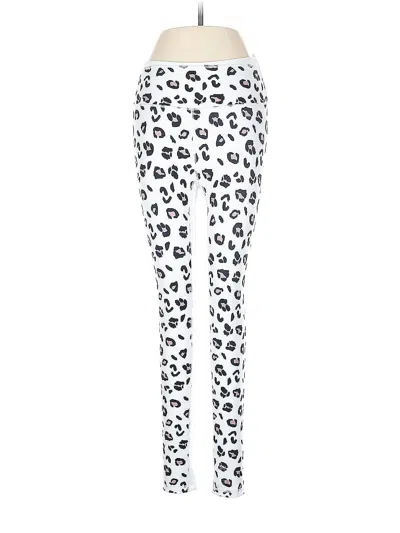 Pre-owned Allfenix Leggings In White