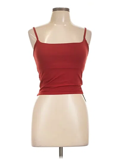 Allfenix Tube Top Red Strapless Neckline Tops