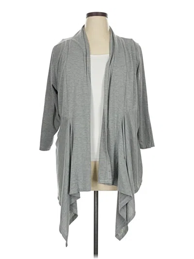 Pre-owned Allie & Rob Kimono In Gray