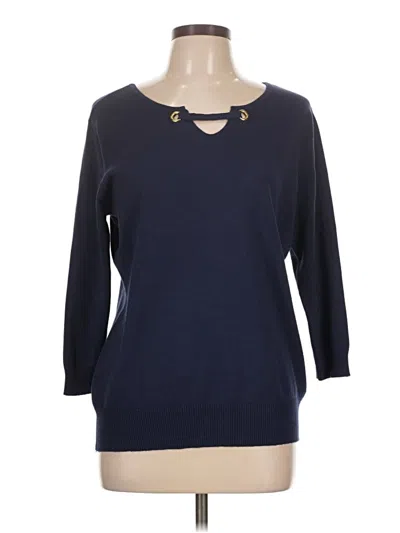 Pre-owned Allie & Rob Pullover Sweater In Blue