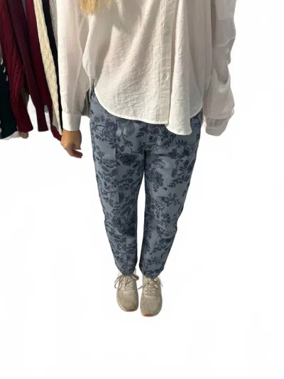 Allie Rose Blossom Pant In Indigo In Multi