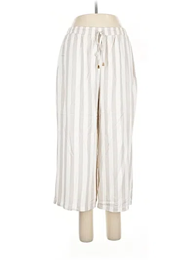 Pre-owned Allie Rose Casual Pants In White