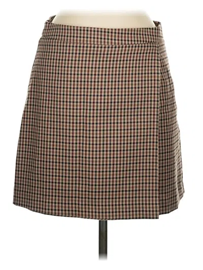Pre-owned Allie Rose Casual Skirt In Brown