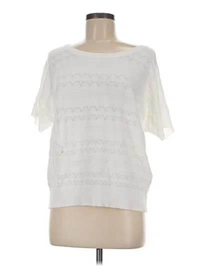Pre-owned Allie Rose Poncho In White