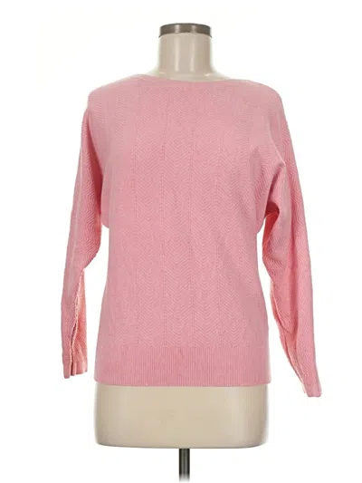 Pre-owned Allie Rose Pullover Sweater In Pink