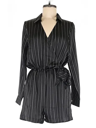 Pre-owned Allie Rose Romper In Black