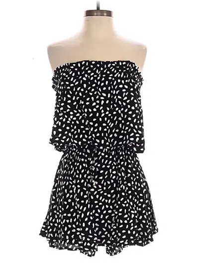Pre-owned Allie Rose Romper In Black