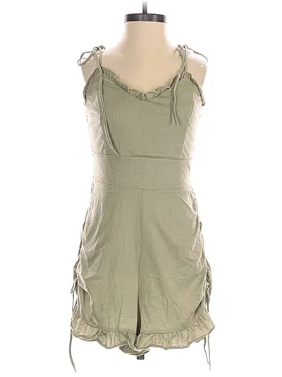 Pre-owned Allie Rose Romper In Green