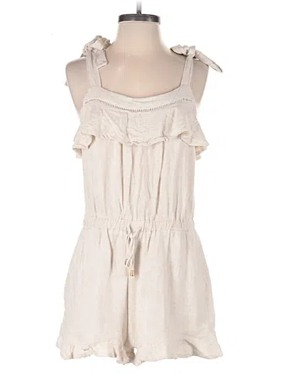 Pre-owned Allie Rose Romper In White