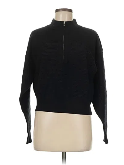 Pre-owned Allie Rose Turtleneck Sweater In Black
