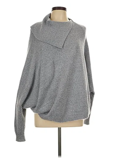 Pre-owned Allie Rose Turtleneck Sweater In Gray