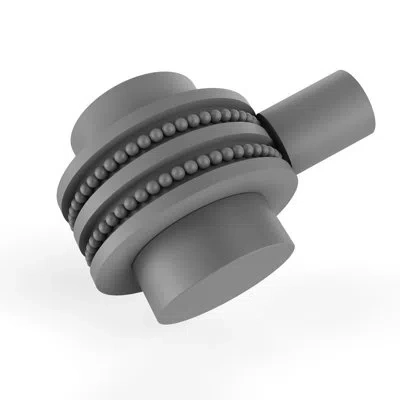 Allied Brass 1 1/2" Novelty Knob In Matte Gray