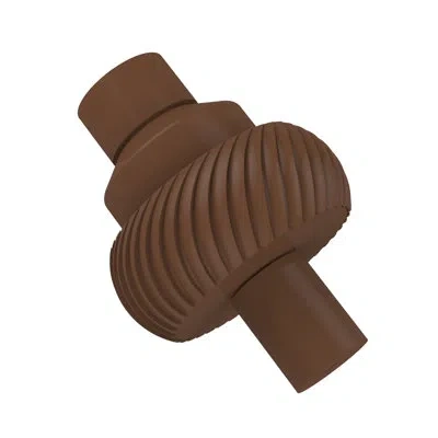 Allied Brass 1 3/4" Novelty Knob In Antique Bronze