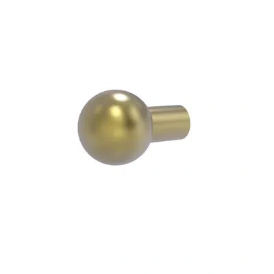Allied Brass 1" Diameter Round Knob In Satin Brass