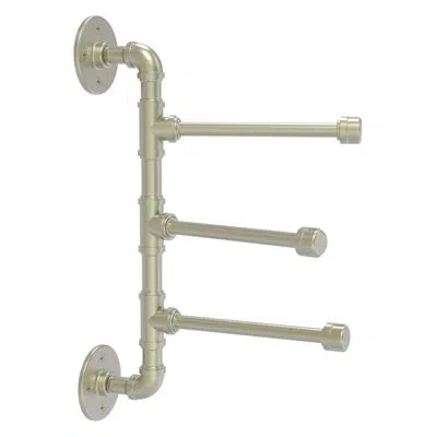 Allied Brass 3'' Wall Mounted Towel Bar In Satin Nickel