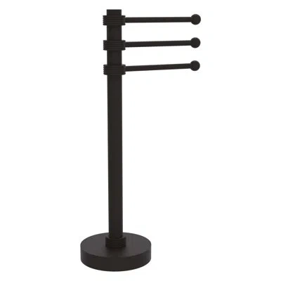 Allied Brass 3-swing Arm Countertop Towel Stand In Oil Rubbed Bronze