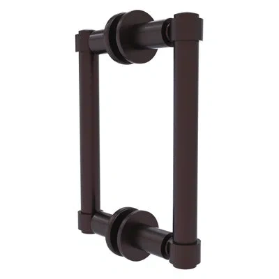 Allied Brass Back To Back Shower Door Pull In Antique Bronze