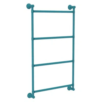 Allied Brass Carolina 18'' Wall Mounted Towel Bar In Glokzin Teal