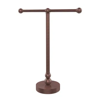 Allied Brass Choose 1 Bolero 2 Arm Guest Countertop Towel Stand In Antique Copper