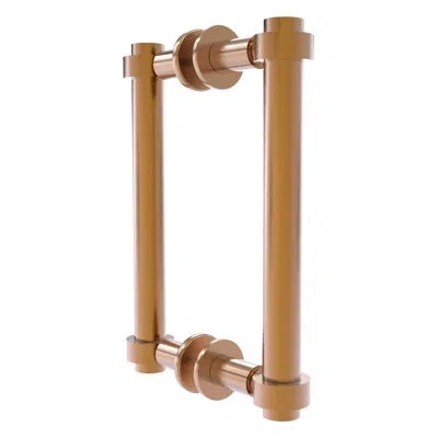 Allied Brass Contemporary 8" Back To Back Shower Door Pull In Brushed Bronze