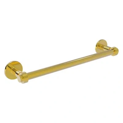 Allied Brass Continental 36" Wall Mounted Towel Bar In Polished Brass