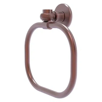 Allied Brass Continental Wall Mounted Towel Ring In Antique Copper