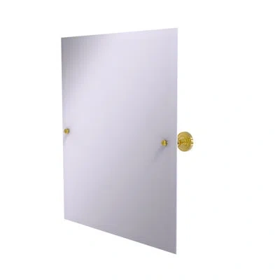Allied Brass Dottingham 21" X 26" Rectangular Tilt Mirror In Polished Brass
