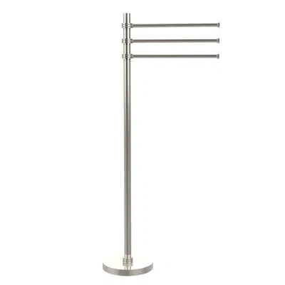 Allied Brass Free Standing Towel Stand In Polished Nickel