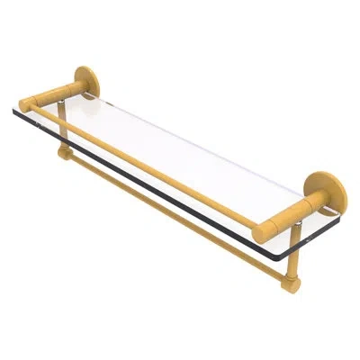 Allied Brass Fresno Floating Shelf With Towel Bar In Yellow