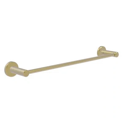 Allied Brass Malibu 20" Wall Mounted Towel Bar In Satin Brass