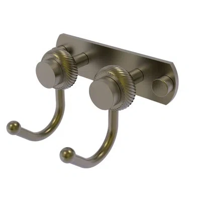 Allied Brass Mercury 2 Position Wall Mounted Robe Hook In Antique Brass