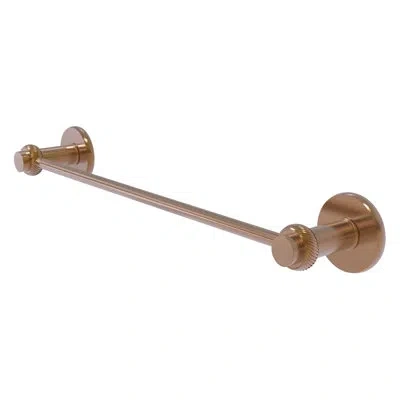 Allied Brass Mercury 36" Wall Mounted Towel Bar In Brushed Bronze