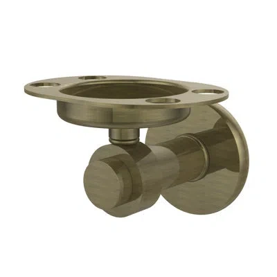 Allied Brass Mercury Toothbrush & Tumbler Holder In Antique Brass
