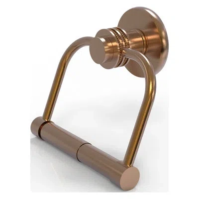 Allied Brass Mercury Wall Mounted Double Post Tissue Holder With Dotted Detail In Brushed Bronze