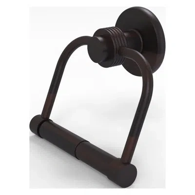Allied Brass Mercury Wall Mounted Double Post Tissue Holder With Groovy Detail In Venetian Bronze