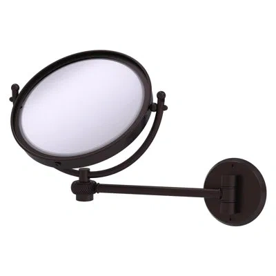 Allied Brass Modern & Contemporary Distressed Magnifying Makeup / Shaving Mirror In Antique Bronze