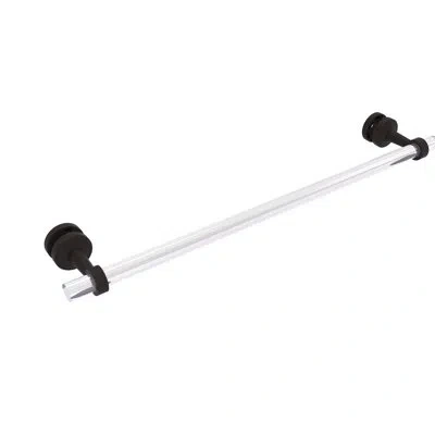 Allied Brass Pacific Beach 28" Towel Bar For Glass Shower Door In Oil Rubbed Bronze