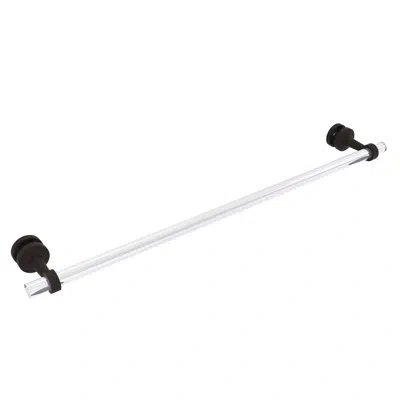 Allied Brass Pacific Beach 34" Towel Bar For Glass Shower Door In Oil Rubbed Bronze