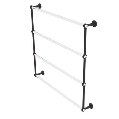 Allied Brass Pacific Beach 4 Tier 38.6" Wall Mounted Towel Bar In Venetian Bronze