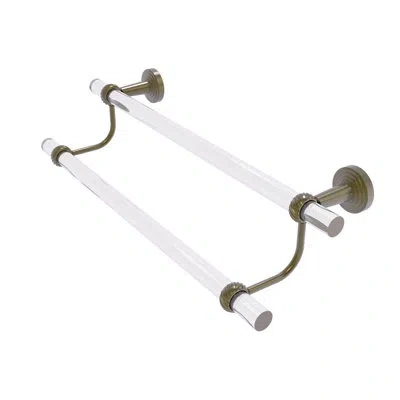 Allied Brass Pacific Beach Double Wall Mounted Towel Bar In Antique Brass