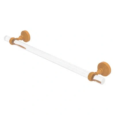 Allied Brass Pacific Grove 22'' Wall Mounted Towel Bar In Golden Yellow;white