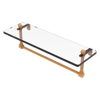 Allied Brass Prestige Regal Floating Shelf With Towel Bar In Yellow