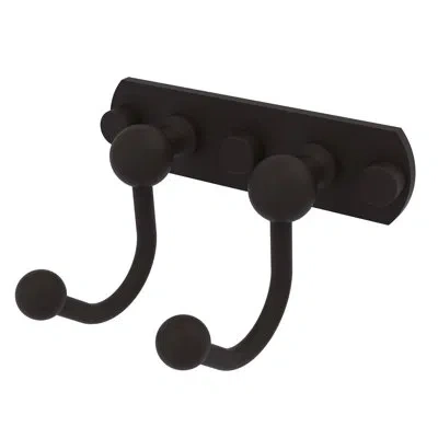 Allied Brass Prestige Skyline 2 Position Wall Mounted Robe Hook In Oil Rubbed Bronze
