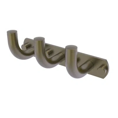 Allied Brass Remi 3 Position Wall Mounted Hook Rack In Antique Brass