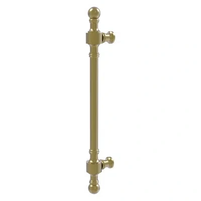 Allied Brass Retro Wave Circle Novelty Pull Bar Pull In Satin Brass